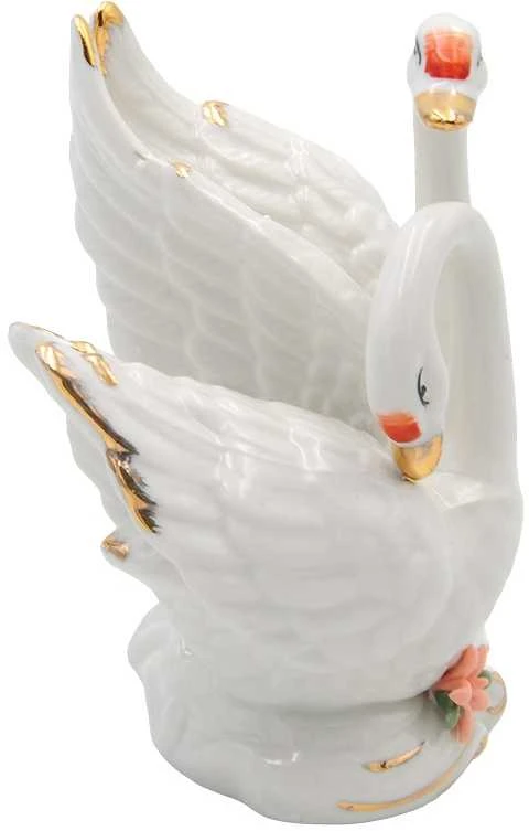 Porcelianinė statulėlė Gulbių pora, 13 cm