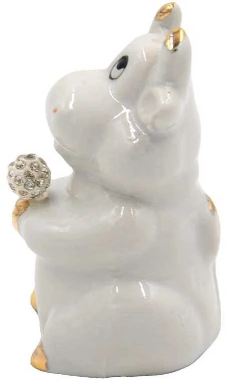 Porcelianinė statulėlė Jautis, 7 cm