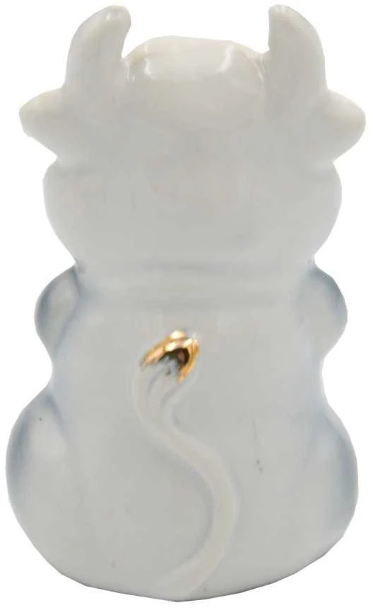 Porcelianinė statulėlė Jautis, 7 cm