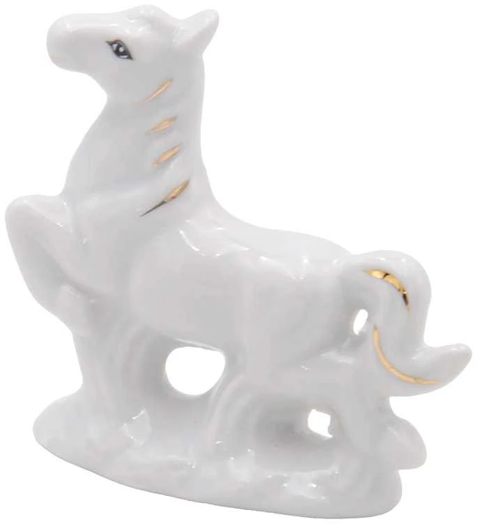 Porcelianinė statulėlė Žirgas, 7 cm - 1