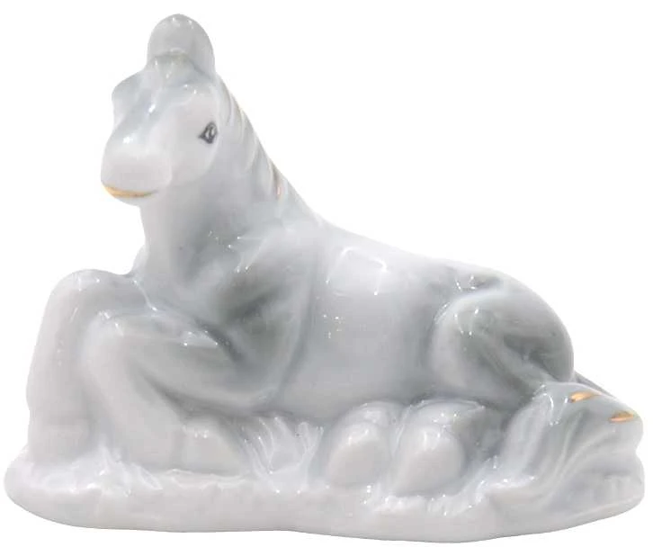 Porcelianinė statulėlė Žirgas, 7 cm - 2