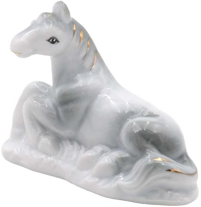 Porcelianinė statulėlė Žirgas, 7 cm - 2