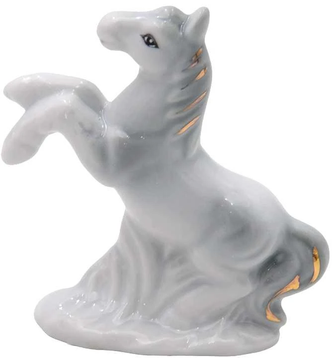 Porcelianinė statulėlė Žirgas, 7 cm - 2