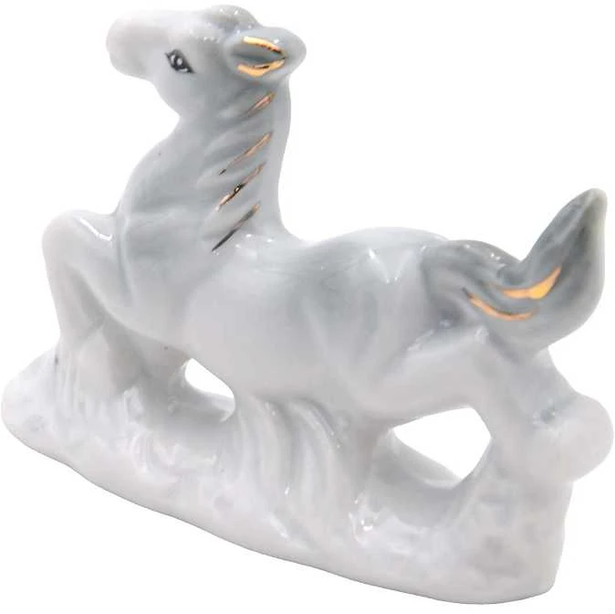 Porcelianinė statulėlė Žirgas, 7 cm - 2