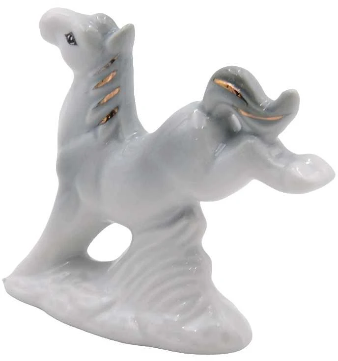 Porcelianinė statulėlė Žirgas, 7 cm - 2