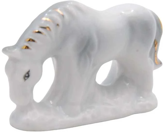 Porcelianinė statulėlė Žirgas, 7 cm - 3
