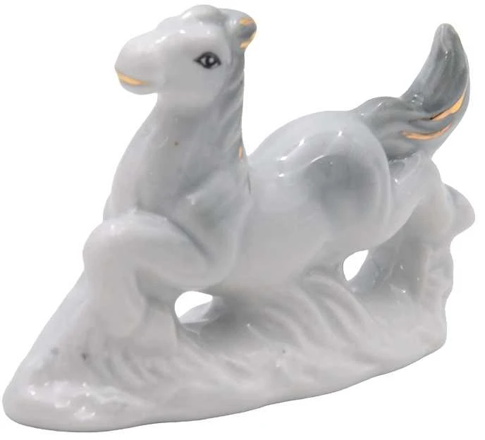 Porcelianinė statulėlė Žirgas, 7 cm - 3