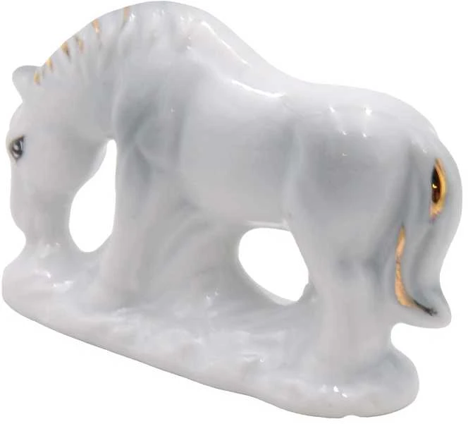 Porcelianinė statulėlė Žirgas, 7 cm - 3