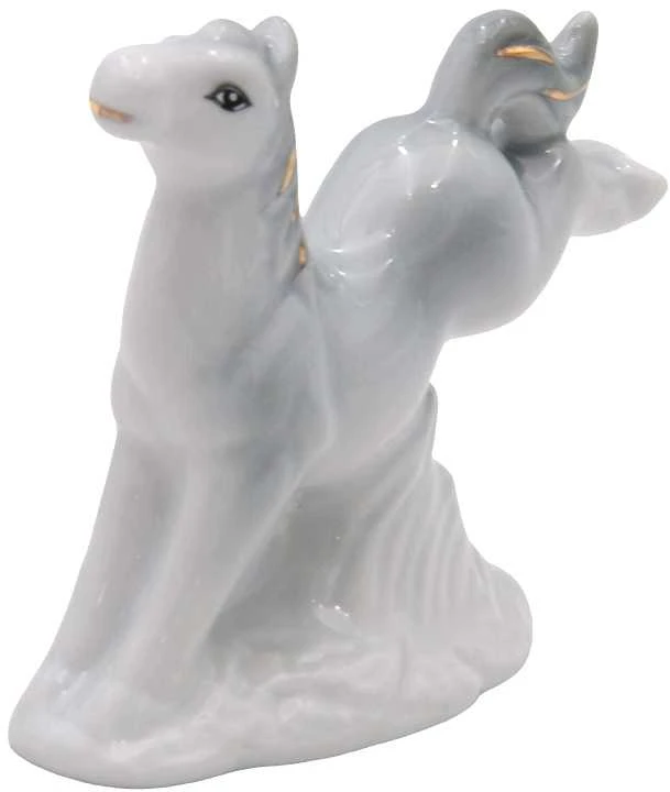 Porcelianinė statulėlė Žirgas, 7 cm - 3