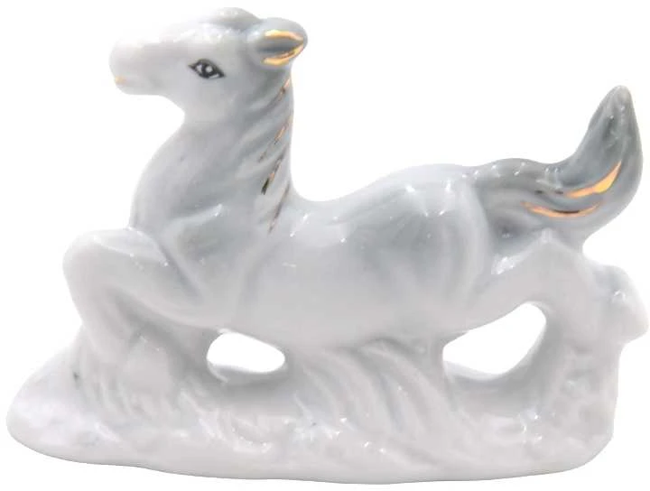 Porcelianinė statulėlė Žirgas, 7 cm - 4