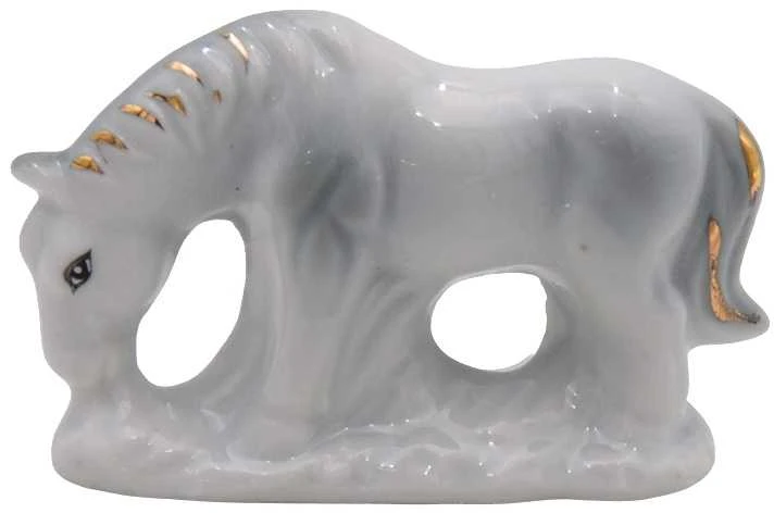Porcelianinė statulėlė Žirgas, 7 cm - 4