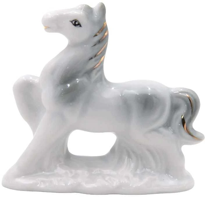 Porcelianinė statulėlė Žirgas, 7 cm - 5