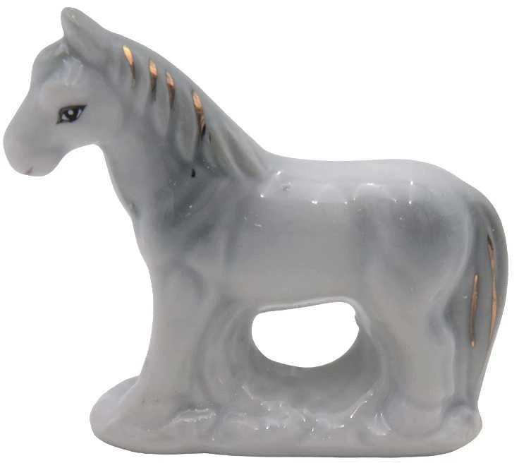 Porcelianinė statulėlė Žirgas, 7 cm - 5