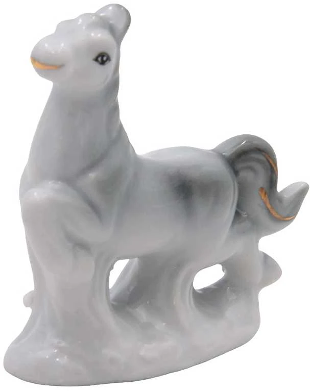 Porcelianinė statulėlė Žirgas, 7 cm - 5