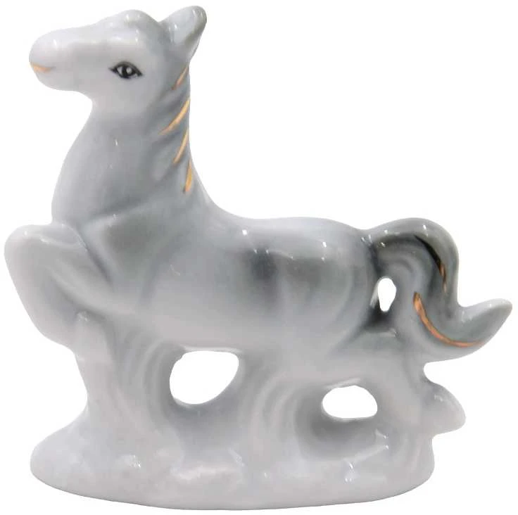 Porcelianinė statulėlė Žirgas, 7 cm - 7