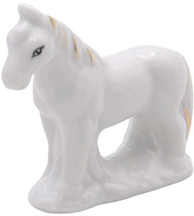 Porcelianinė statulėlė Žirgas, 7 cm - 7