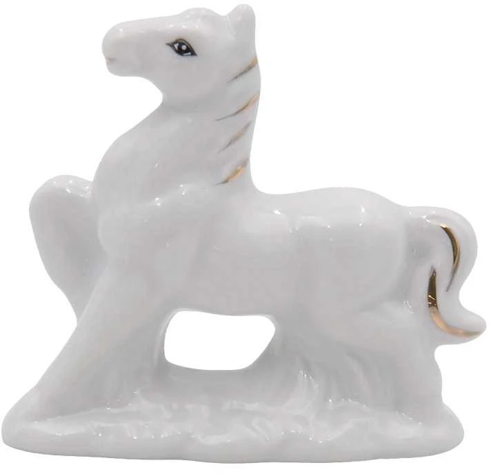 Porcelianinė statulėlė Žirgas, 7 cm - 7