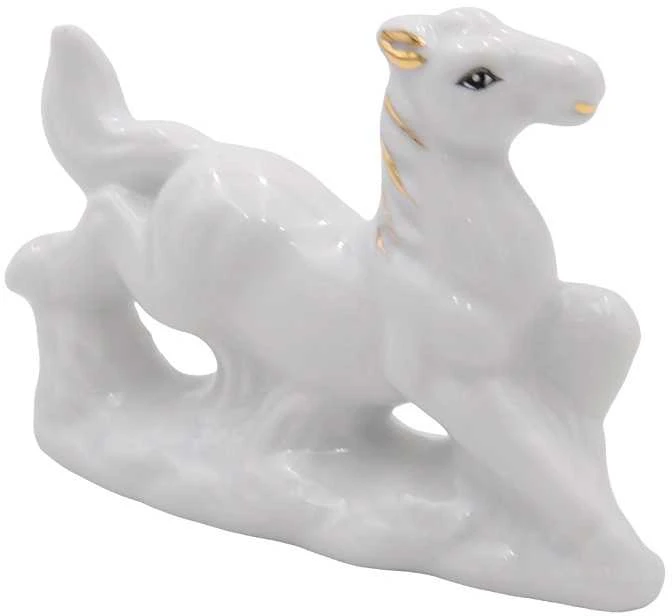 Porcelianinė statulėlė Žirgas, 7 cm - 7