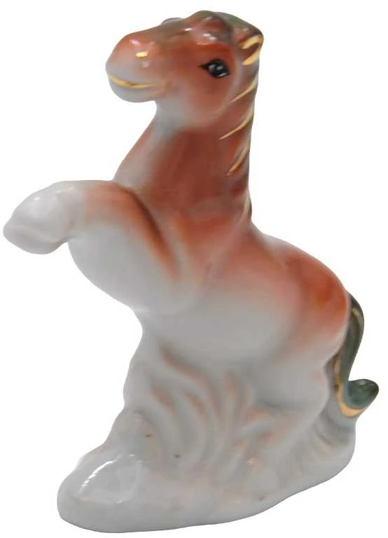 Porcelianinė statulėlė Žirgas, 8 cm - 2