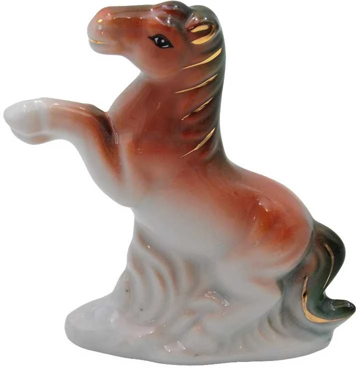 Porcelianinė statulėlė Žirgas, 8 cm - 2