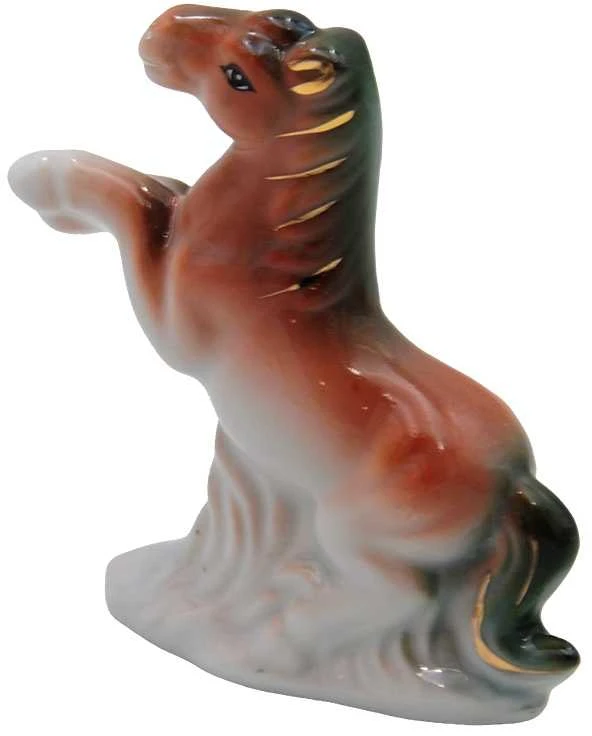 Porcelianinė statulėlė Žirgas, 8 cm - 3