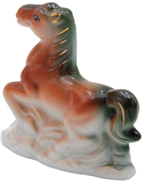 Porcelianinė statulėlė Žirgas, 8 cm - 5