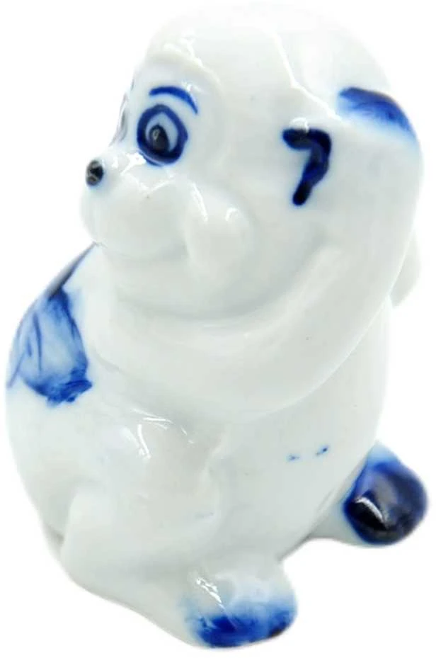 Porceliano statulėlė Beždžionė, 4,5 cm