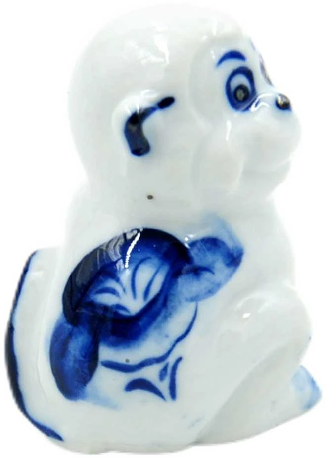 Porceliano statulėlė Beždžionė, 4,5 cm