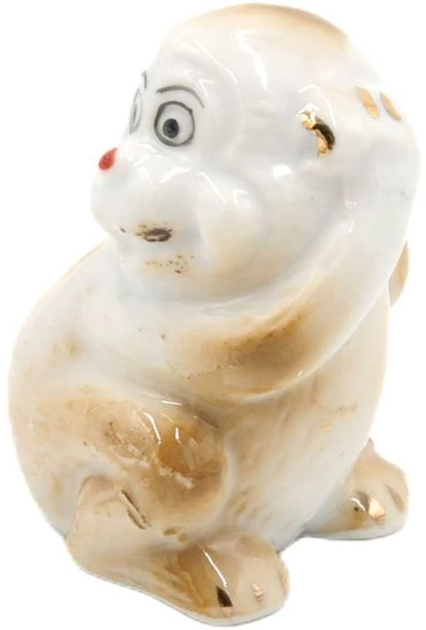 Porceliano statulėlė Beždžionė, 4,5 cm - 2