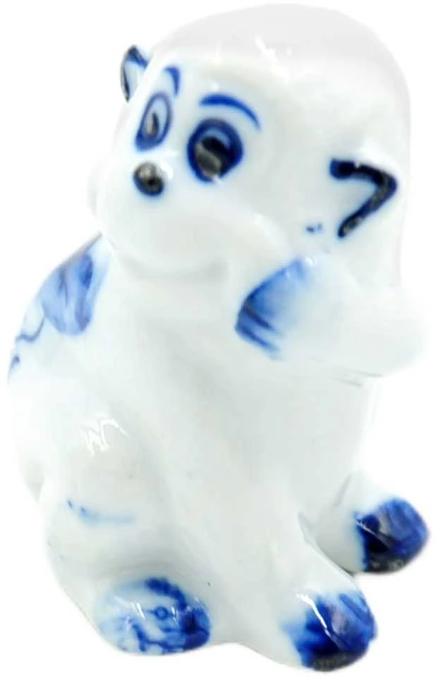 Porceliano statulėlė Beždžionė, 4,5 cm