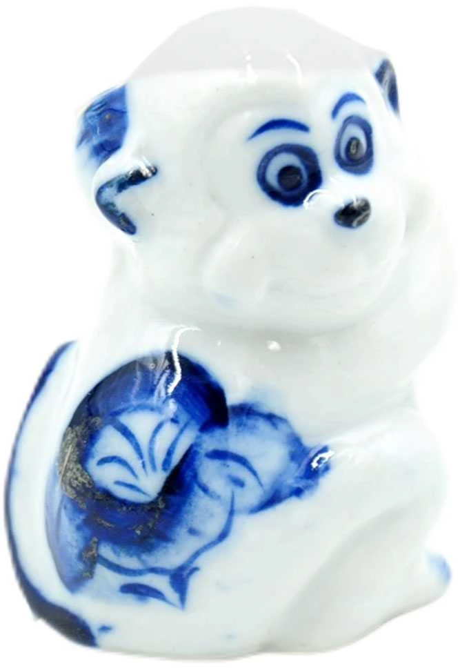 Porceliano statulėlė Beždžionė, 4,5 cm
