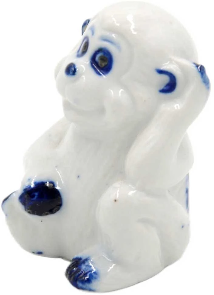 Porceliano statulėlė Beždžionė, 4,5 cm