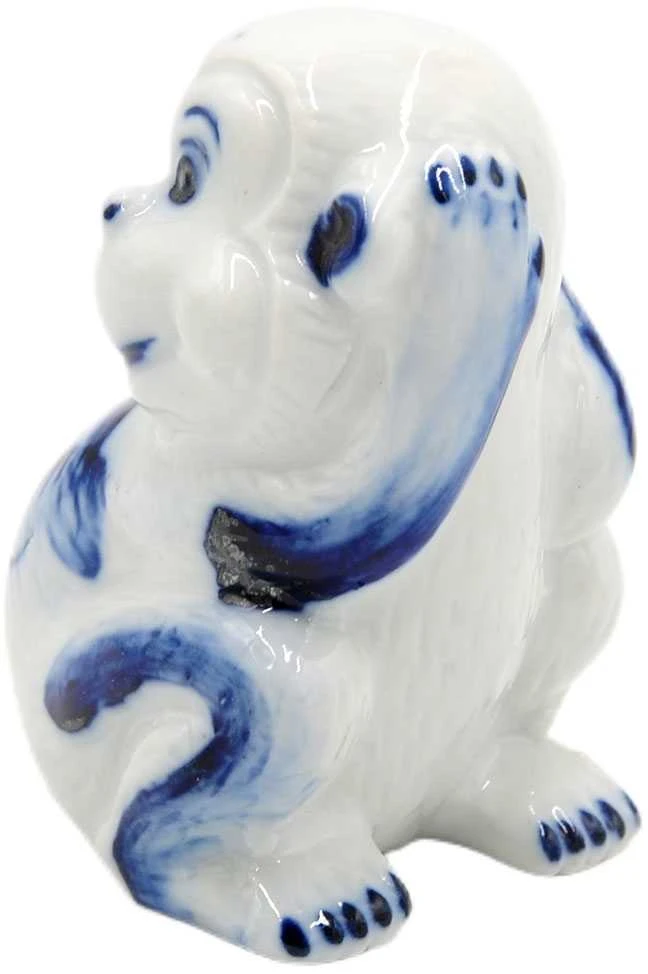 Porceliano statulėlė Beždžionė, 6,5 cm