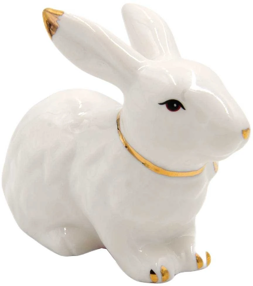 Porceliano statulėlė Kiškutis, 7 cm