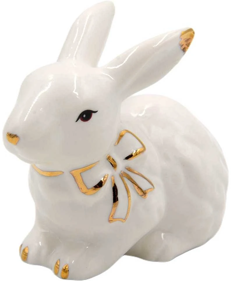 Porceliano statulėlė Kiškutis, 7 cm