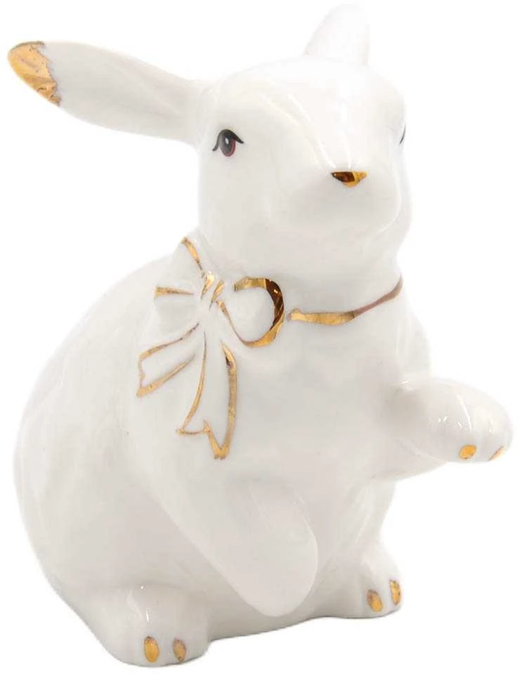 Porceliano statulėlė Kiškutis, 9 cm