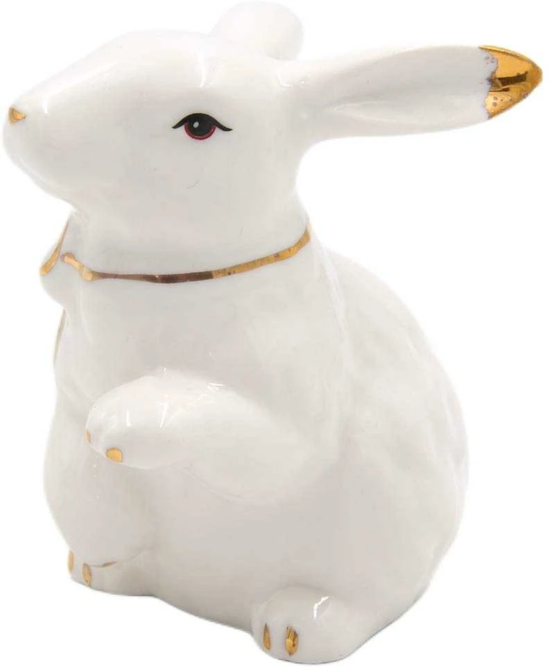 Porceliano statulėlė Kiškutis, 9 cm