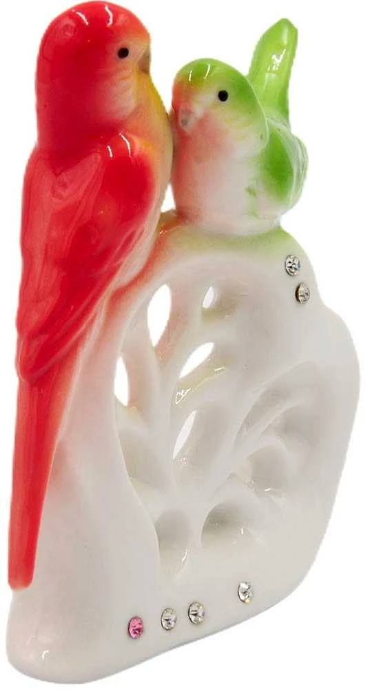 Porceliano statulėlė Papugėlės
