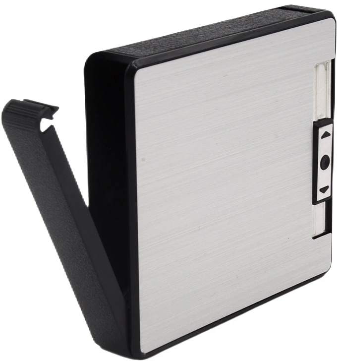 Portsigaras su žiebtuvėliu, įkraunamas USB - Rusvai gelsva