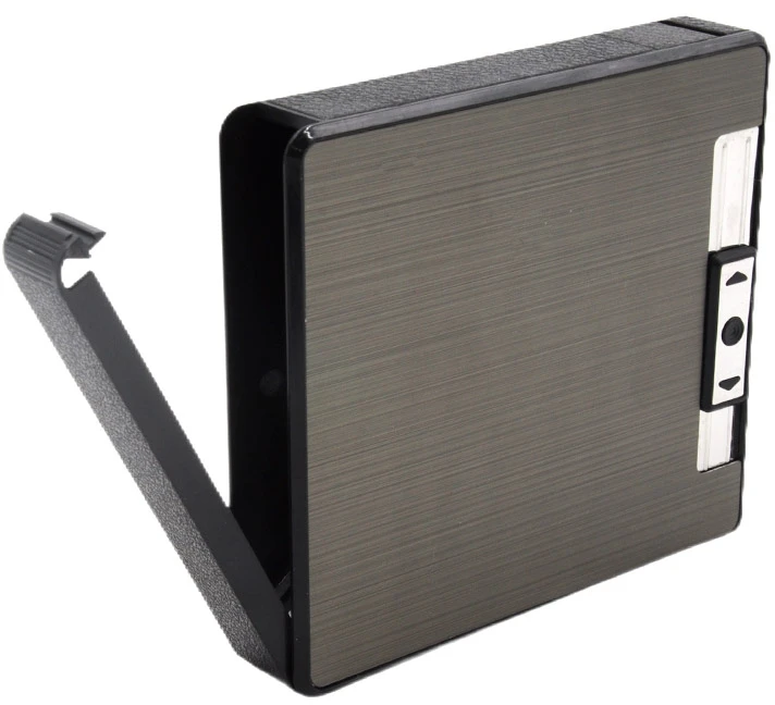 Portsigaras su žiebtuvėliu, įkraunamas USB - Rusvai gelsva