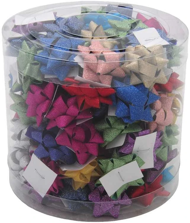 Priklijuojami kaspinai dovanoms, 100 vnt. (3 cm)