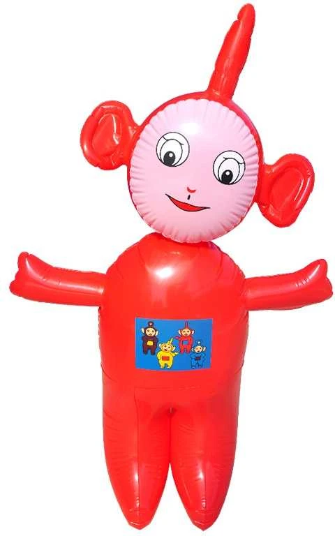Pripučiama lėlė Teletabis, 98 cm - Raudona