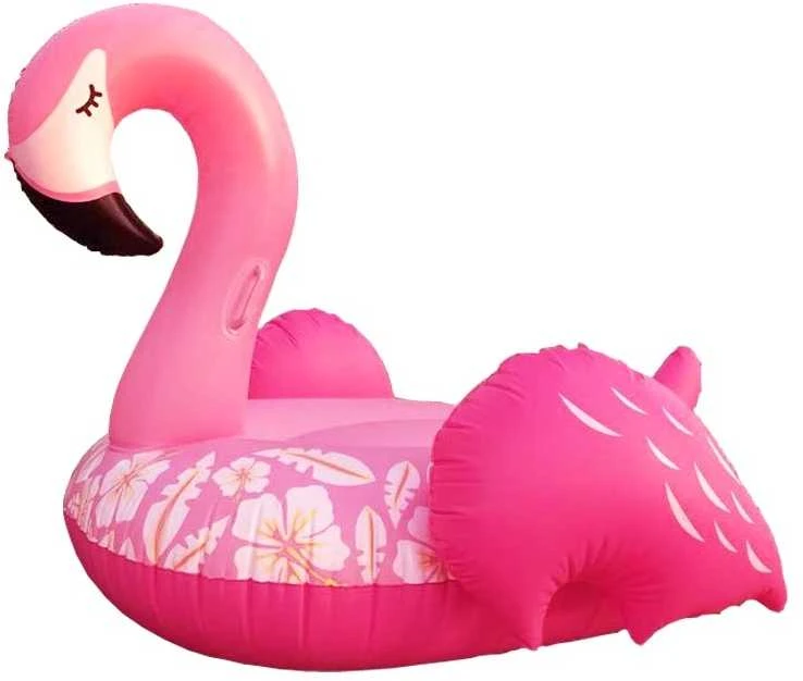 Pripučiamas plaukimo plaustas Flamingas
