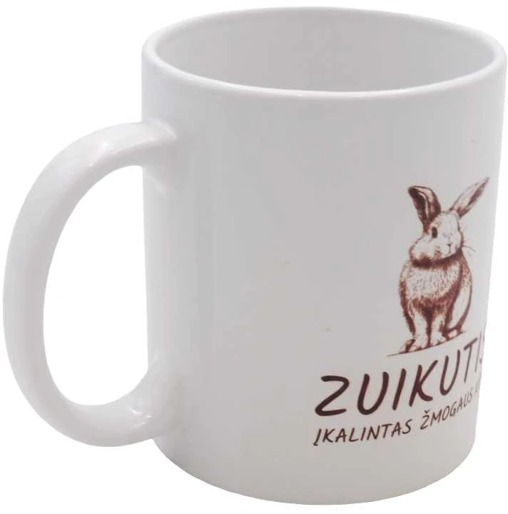Puodelis "Zuikutis, įkalintas žmogaus kūne", 300 ml