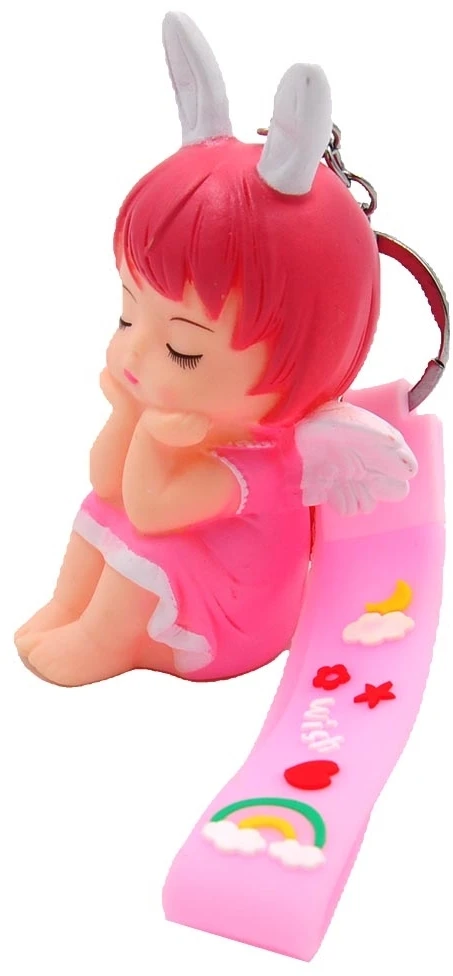 Raktų pakabukas Angelas - Violetinė