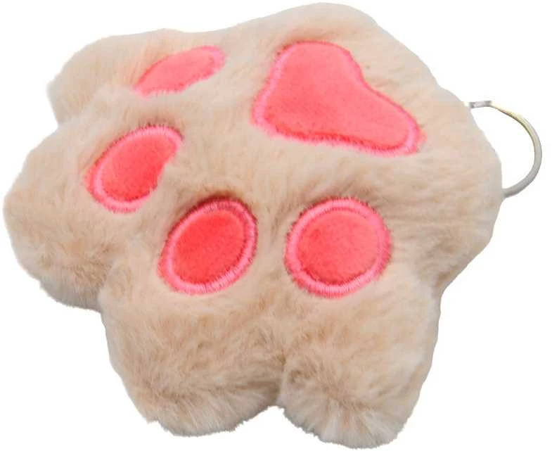 Raktų pakabukas Katino letenėlė (Cat Paw) - Šviesiai ruda