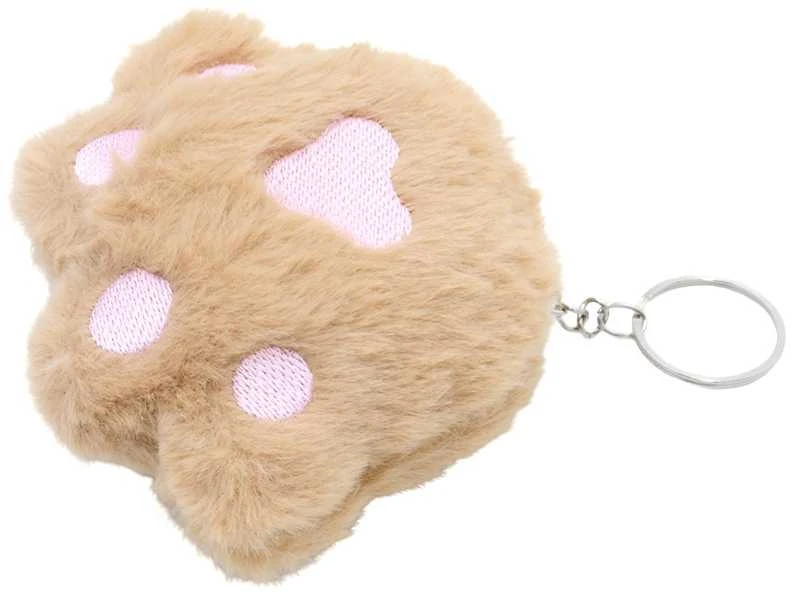 Raktų pakabukas Katino letenėlė (Cat Paw) - Šviesiai ruda