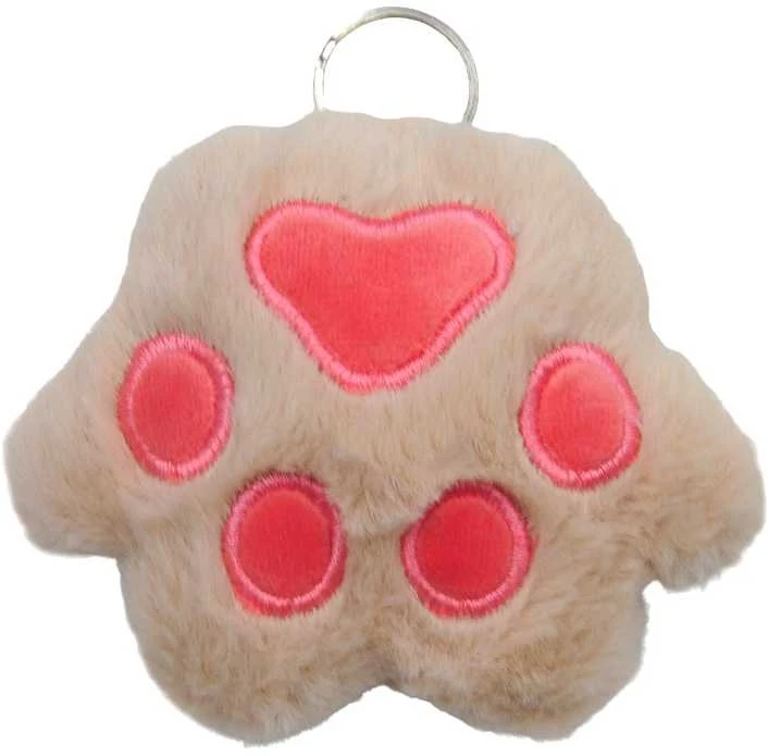 Raktų pakabukas Katino letenėlė (Cat Paw) - Šviesiai ruda