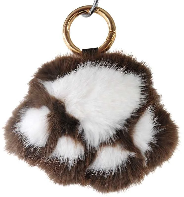 Raktų pakabukas Katino letenėlė (Cat Paw) - Šviesiai ruda