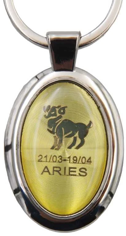 Raktų pakabukas su zodiako ženklu - Avinas